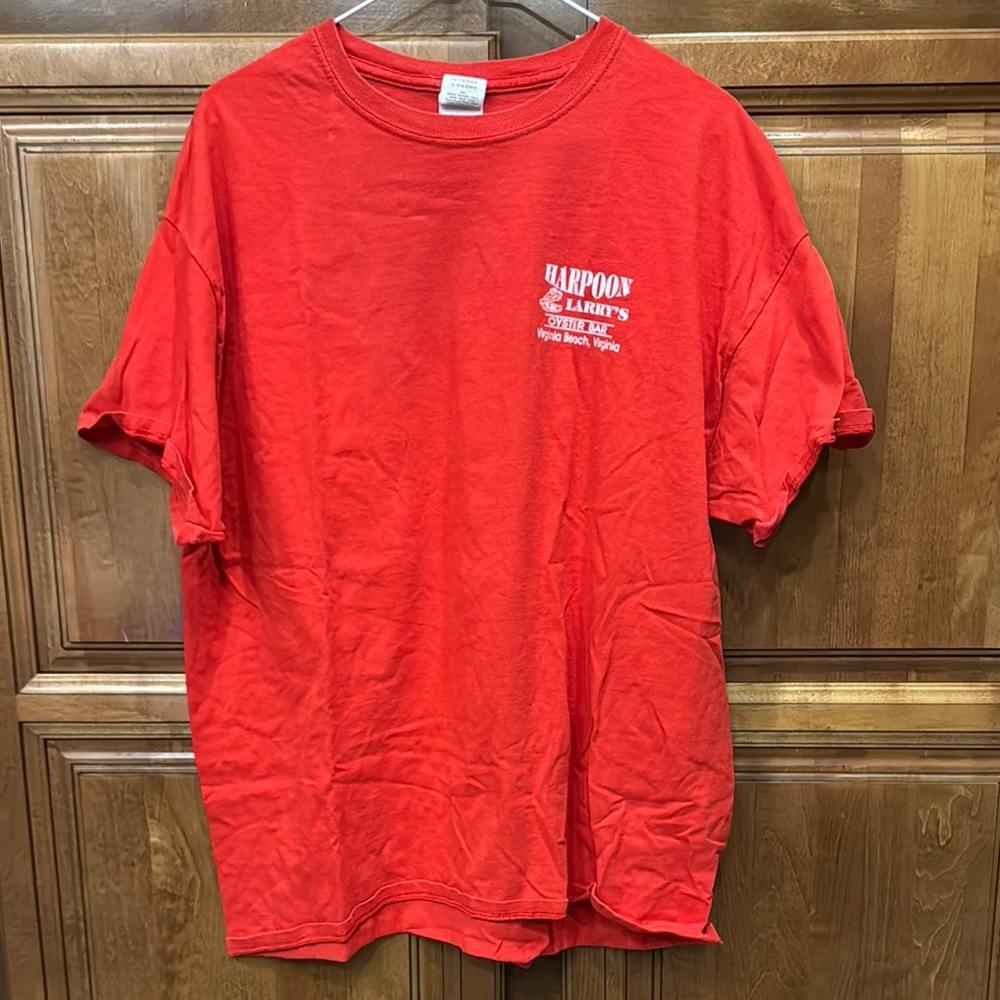 Gildan Red Ultra Cotton Tee Harpon Larry’s
